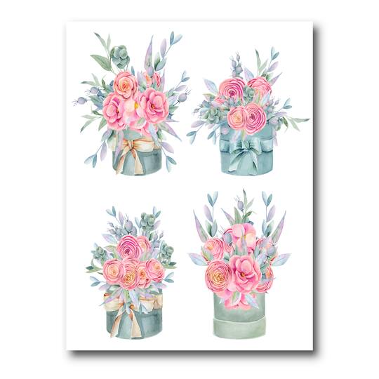 Designart - Collection of Pink Roses